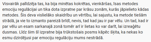 Pedagoga atsauksme