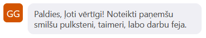 Pedagoga atsauksme